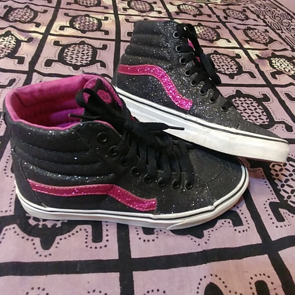 Glitter Hi-Top Vans